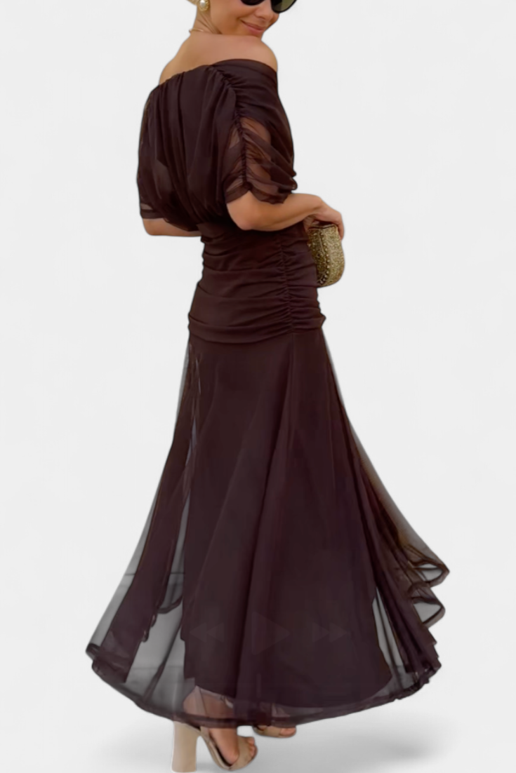 The Florendra | Elegant V-Neck Spring Maxi
