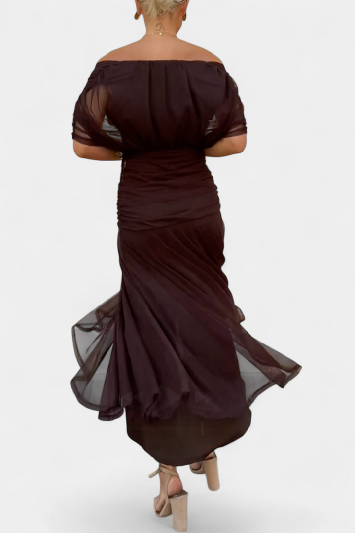 The Florendra | Elegant V-Neck Spring Maxi