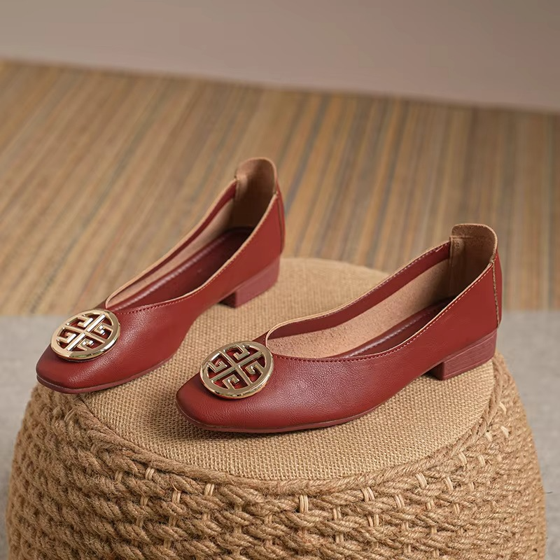 Dane | Orchard Leather Flats