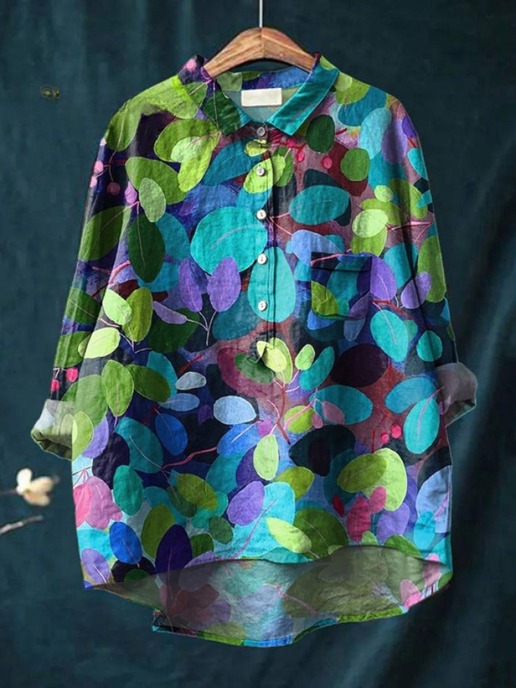 Flora | Vibrant Floral Embroidered Shirt