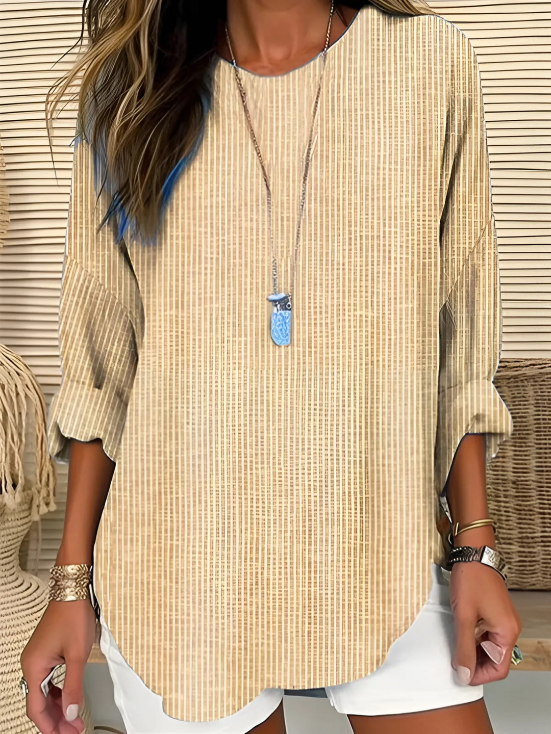 The Phoebe | Relaxed Striped Blouse