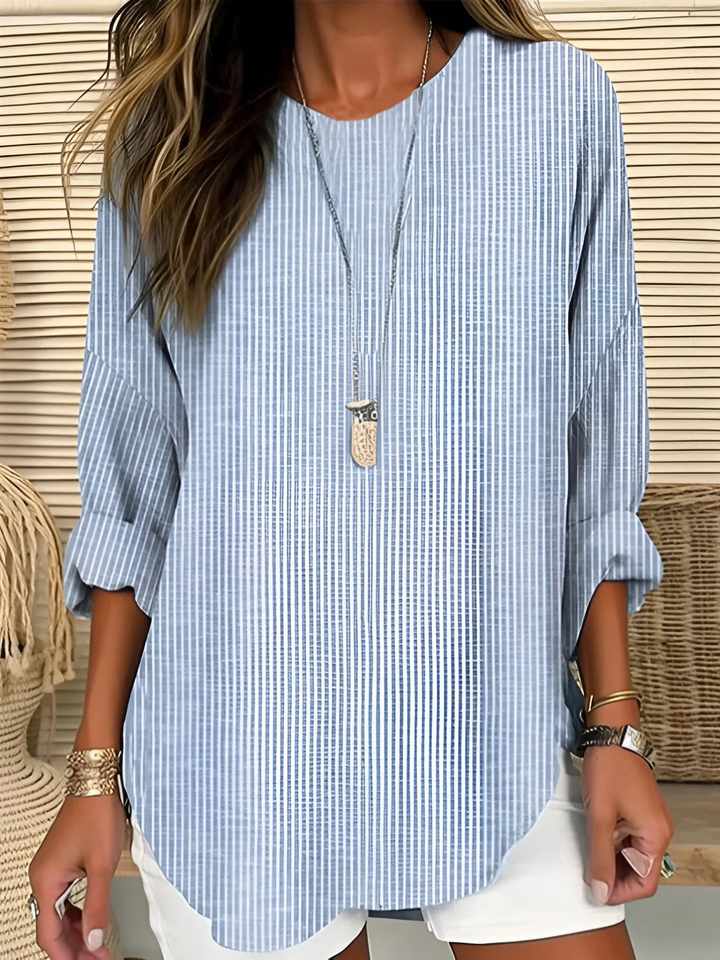 The Phoebe | Relaxed Striped Blouse