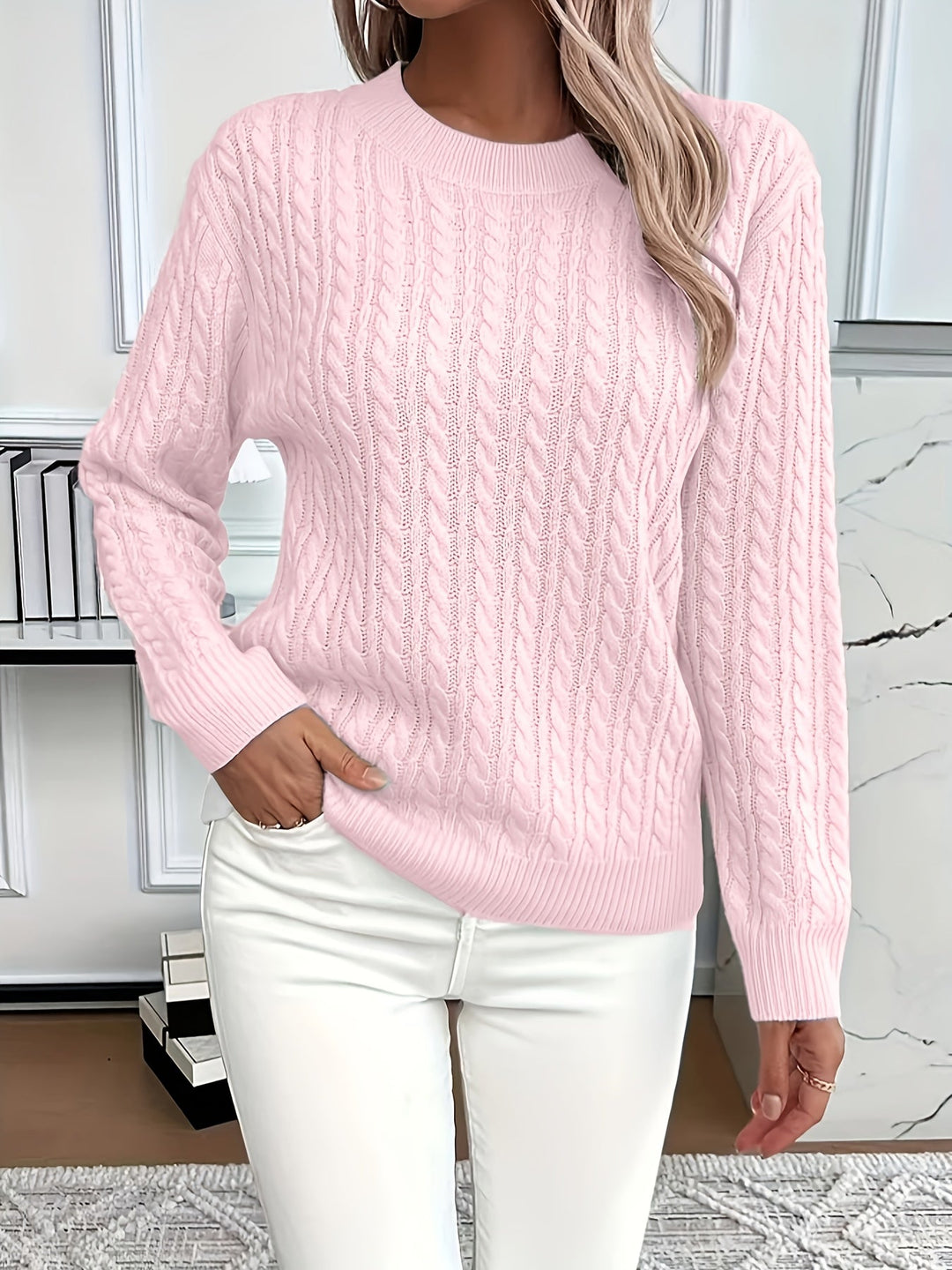 Baylor | Comfortable Cable Knit Jumper