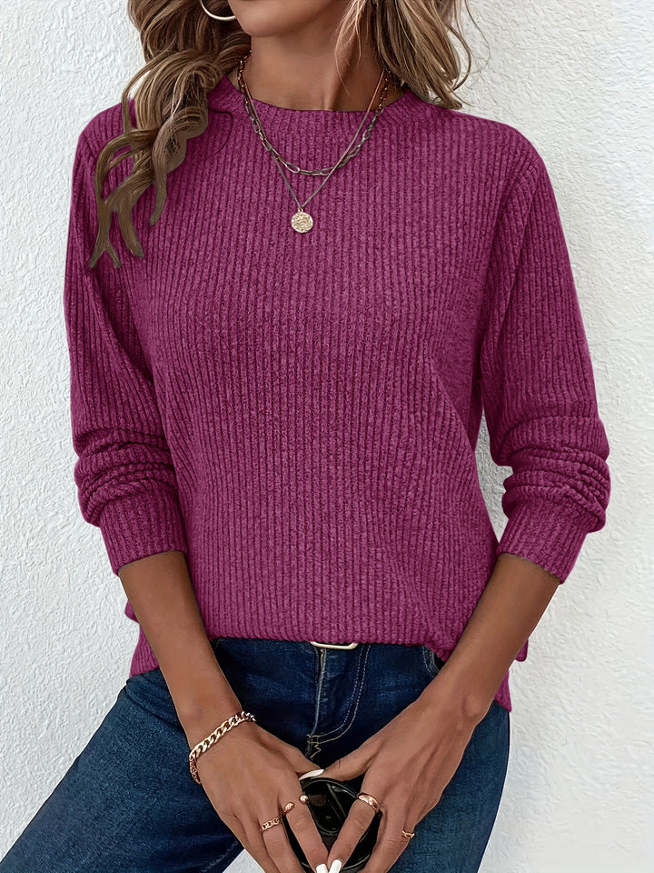 Clara | Soft Ribbed Knit Jumper