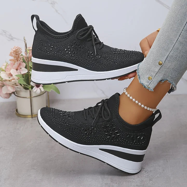 Romee | Orthopedic Sneakers with Sparkling Rhinestones