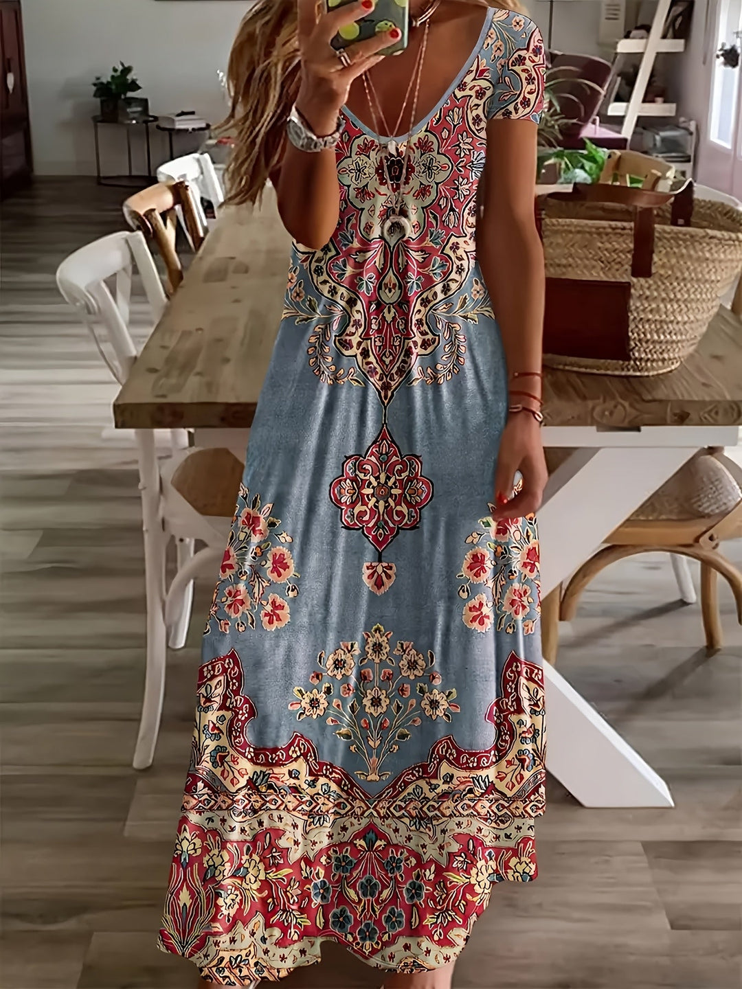 Nancy | Artistic Flattering Fit Dress