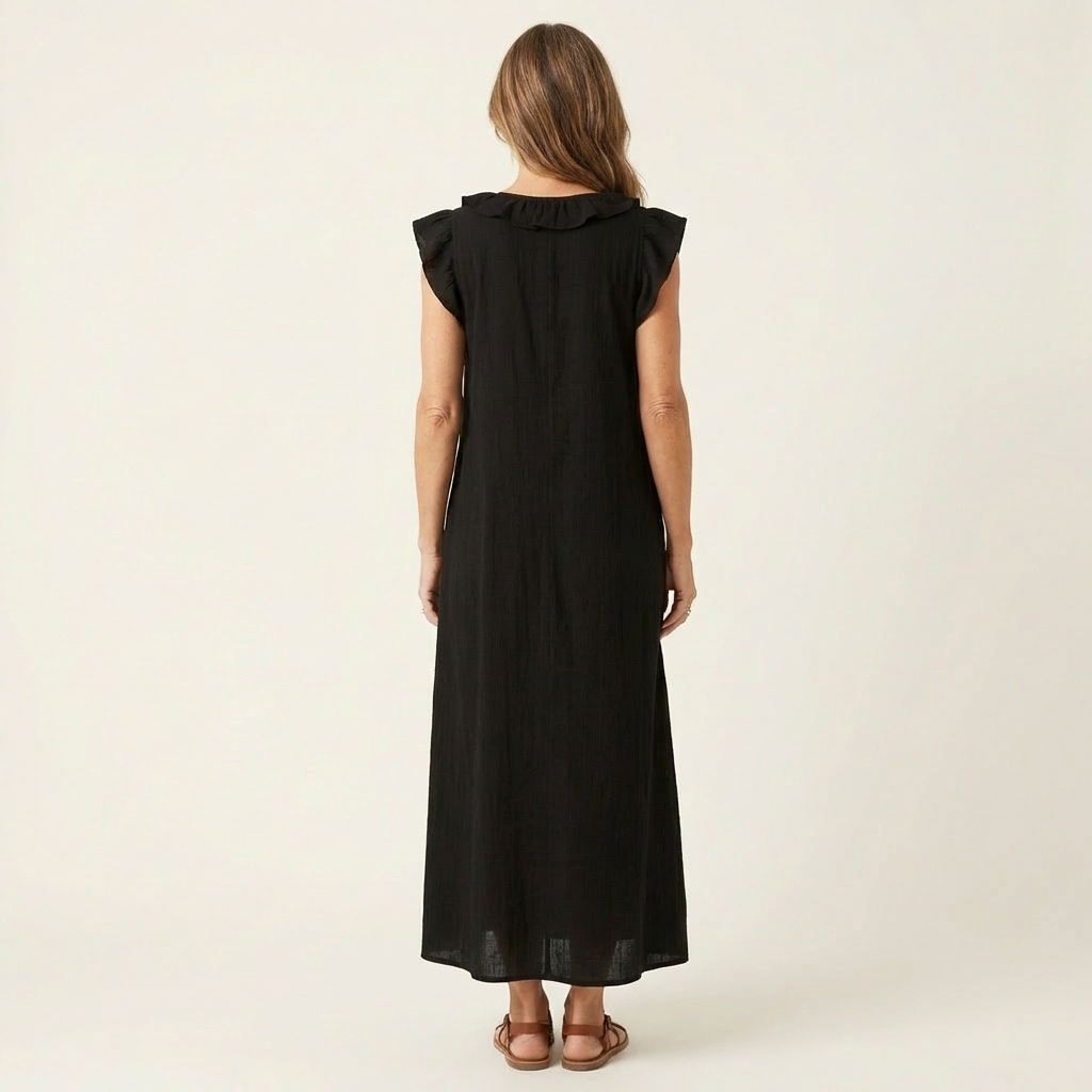 Josette | Ruffle Maxi Dress