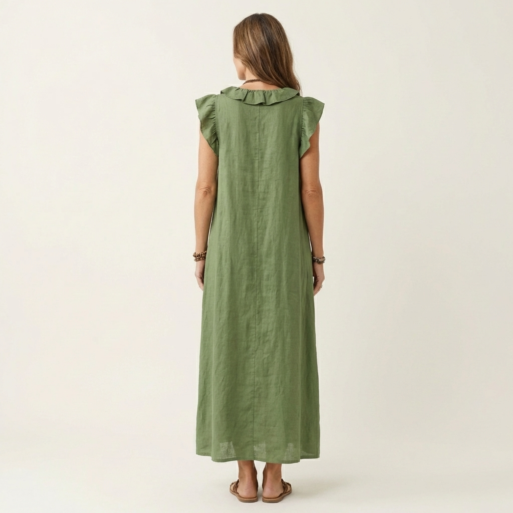 Josette | Ruffle Maxi Dress