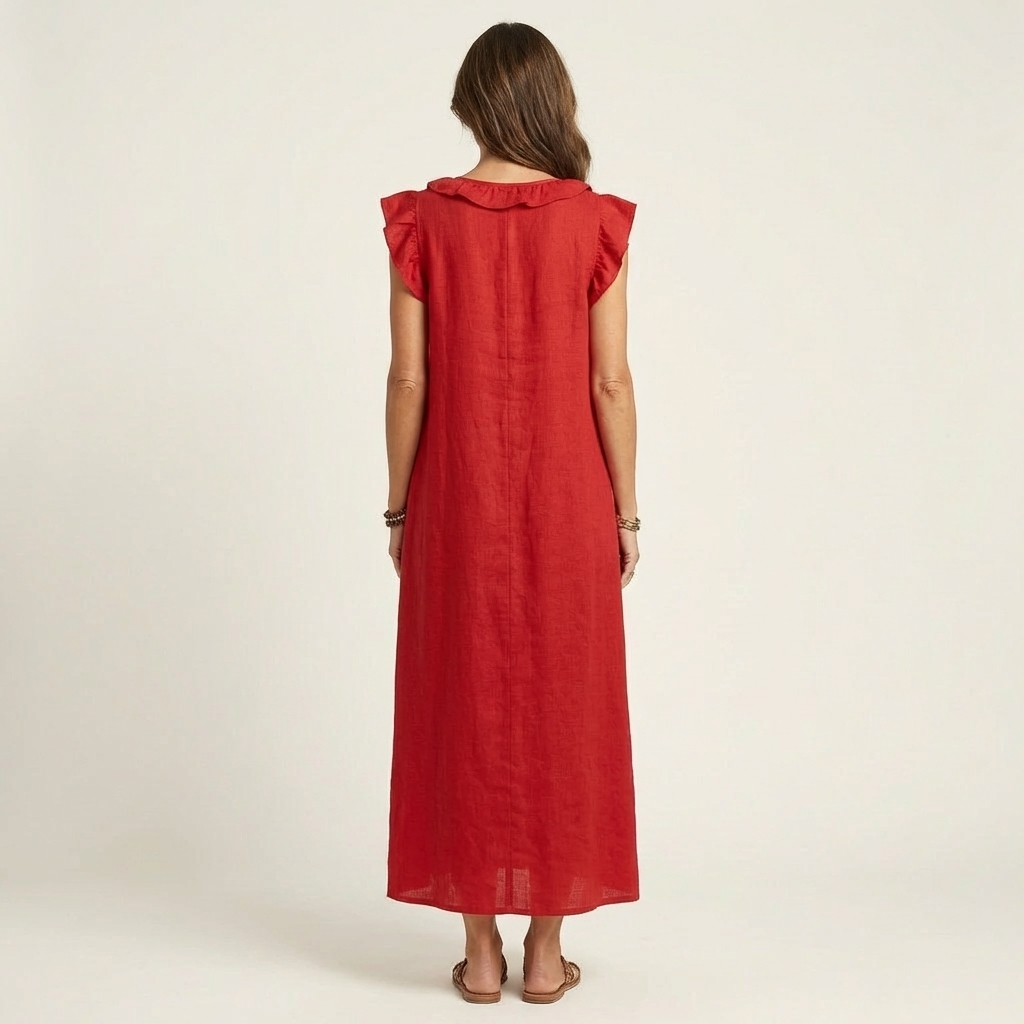 Josette | Ruffle Maxi Dress