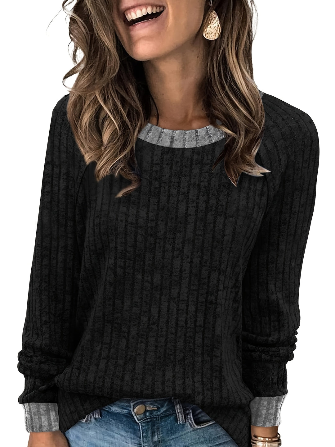 Mabel | Lightweight Colour Block Top