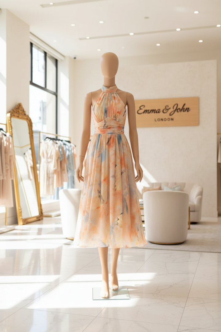 Esther | Halter Neck Dress