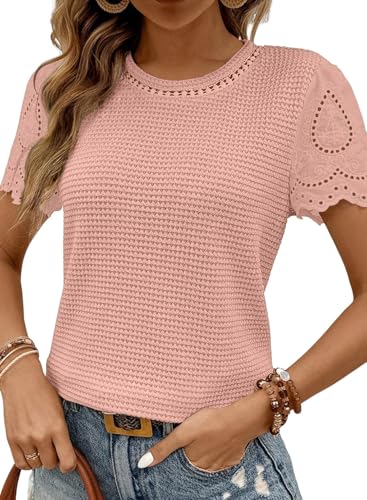 Pippa | Waffle Lotus Leaf Sleeve Top